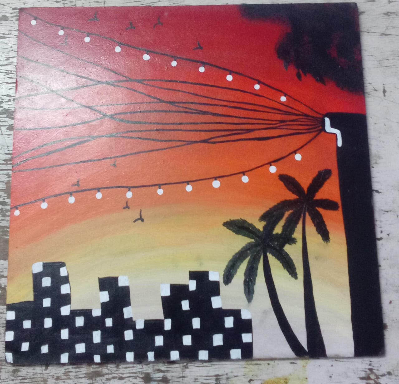 Evening Shadow Scene